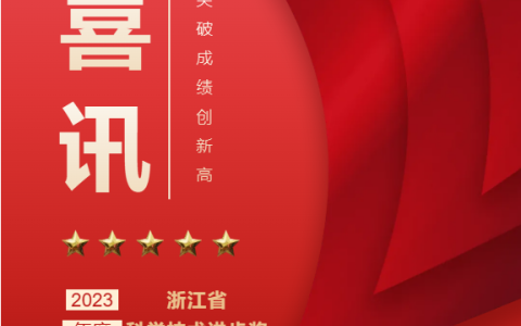 Chúc mừng! Công ty Cổ phần Máy cơ Hàng Châu Chiết Giang được trao giải thưởng Tiến bộ Khoa học và Công nghệ tỉnh Chiết Giang!
